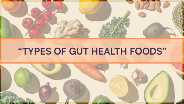 types of gut health foods
