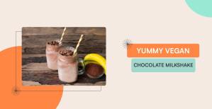 vegan chocolate milkshake
